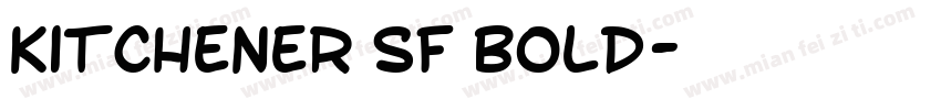 Kitchener SF Bold字体转换